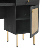Cyrus Office Desk in Black