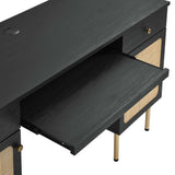Cyrus Office Desk in Black