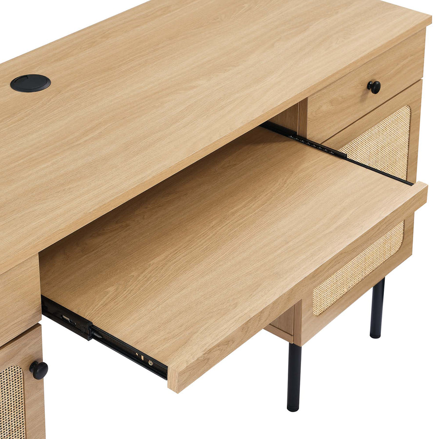Cyrus Office Desk in Oak