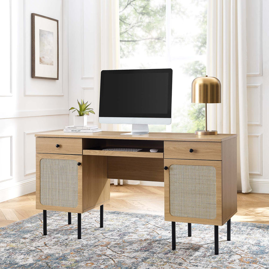 Cyrus Office Desk in Oak
