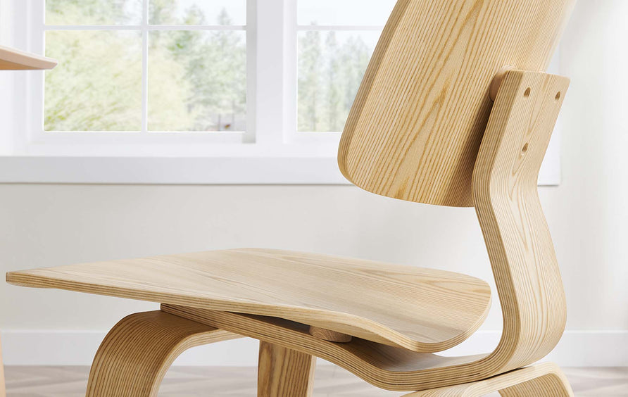 Zephyr Wood Dining Chair in Natural