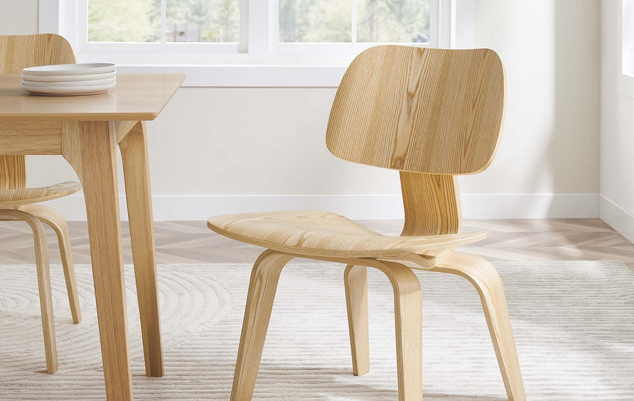 Zephyr Wood Dining Chair in Natural