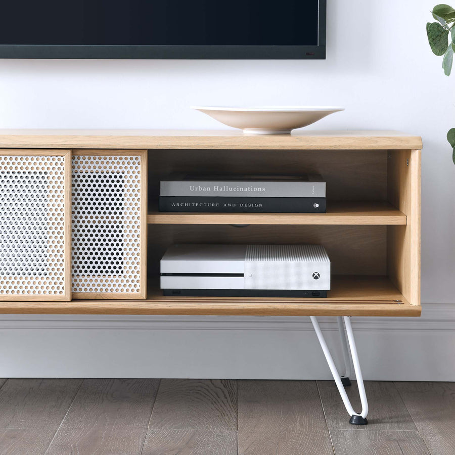 Aloe 47" TV Stand in Oak