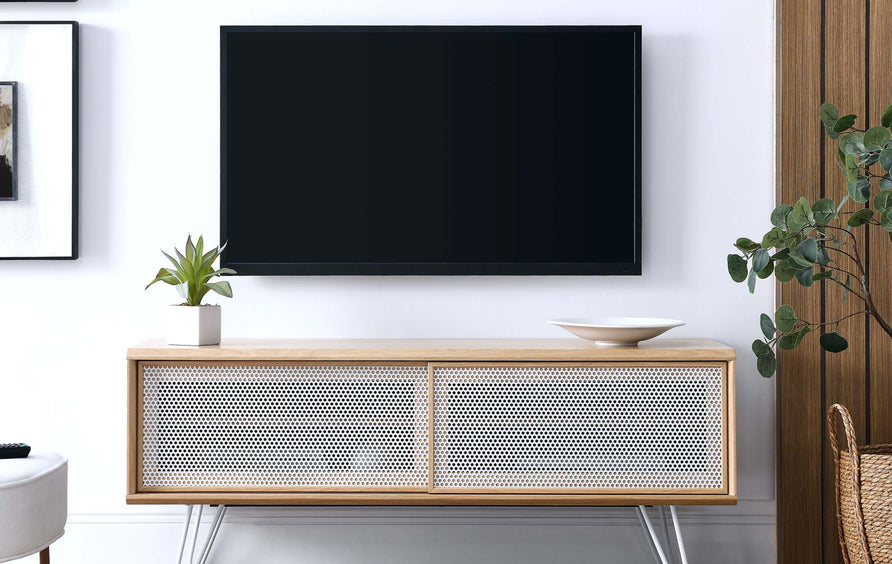 Aloe 47" TV Stand in Oak