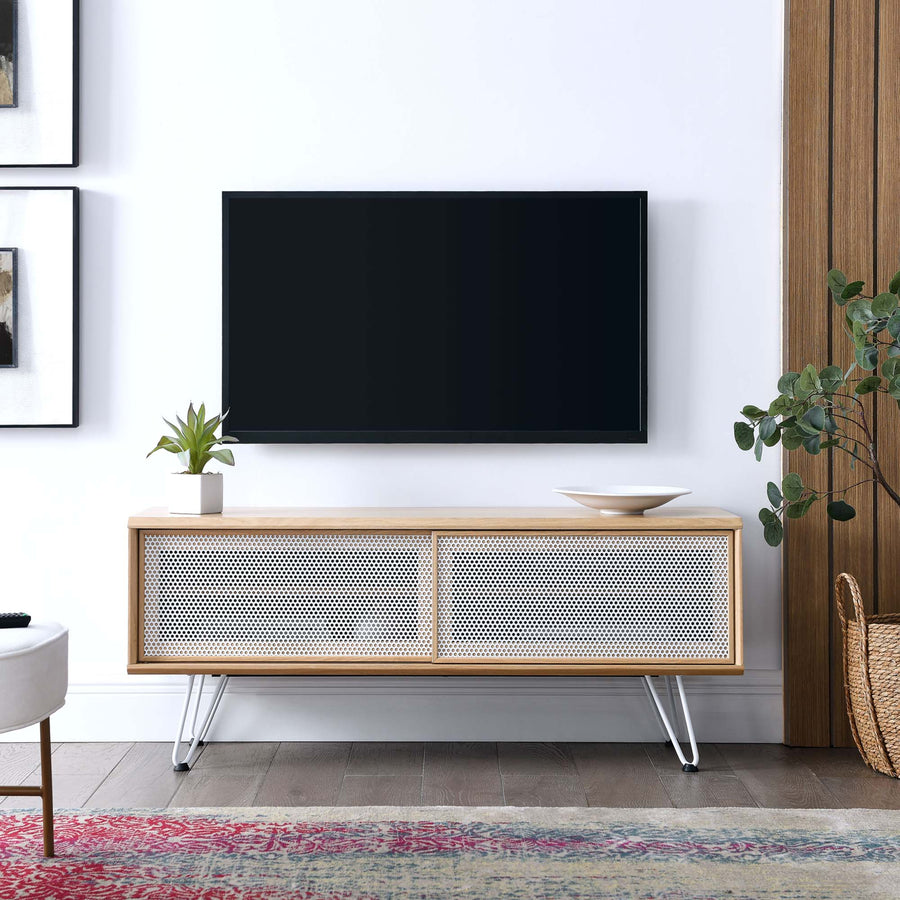 Aloe 47" TV Stand in Oak