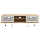 Aloe 59" TV Stand in Oak
