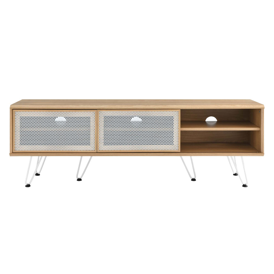 Aloe 59" TV Stand in Oak