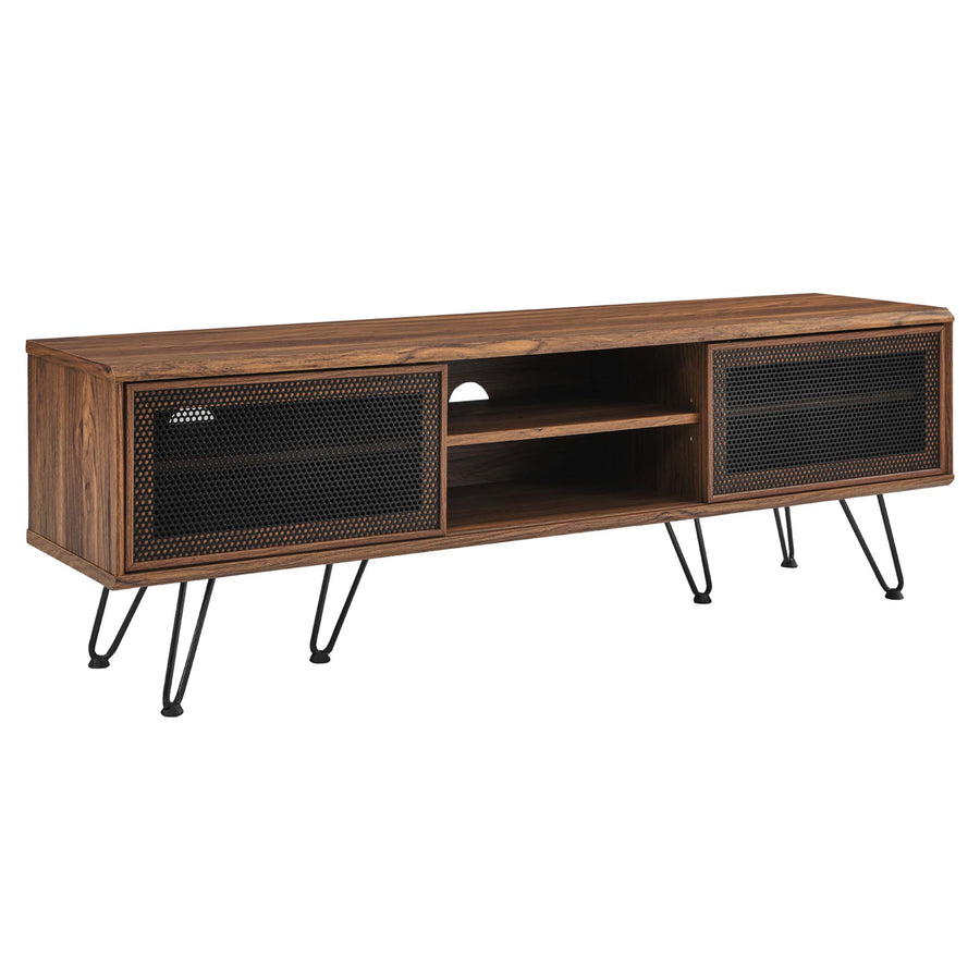 Aloe 59" TV Stand in Walnut