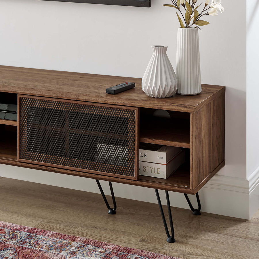 Aloe 59" TV Stand in Walnut