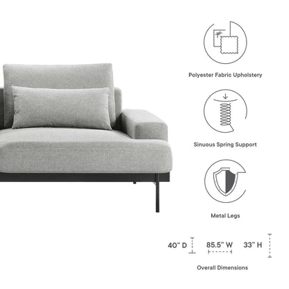 Proximity Upholstered Fabric Sofa by Furniture for America