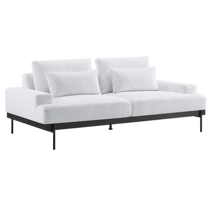 Proximity Upholstered Fabric Sofa by Furniture for America