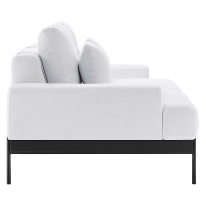 Proximity Upholstered Fabric Sofa by Furniture for America