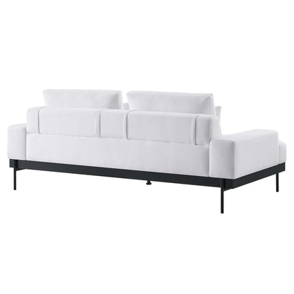 Proximity Upholstered Fabric Sofa by Furniture for America
