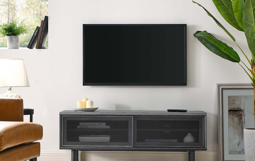 Polaris 47" TV Stand in Charcoal
