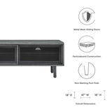 Polaris 47" TV Stand in Charcoal