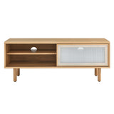 Polaris 47" TV Stand in Oak