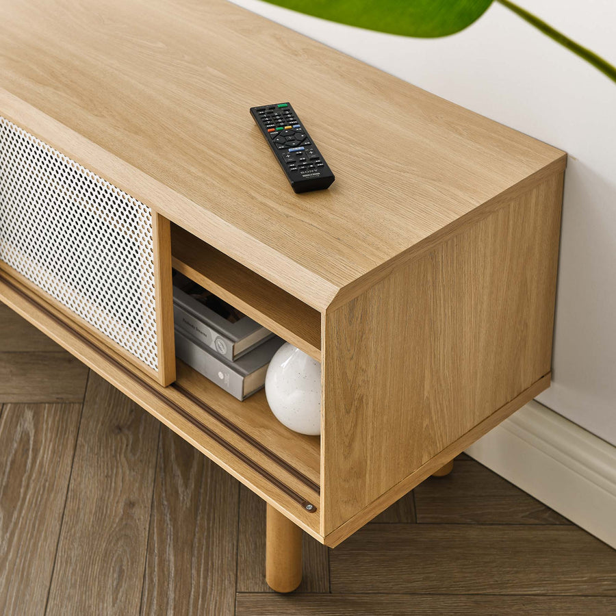 Polaris 47" TV Stand in Oak