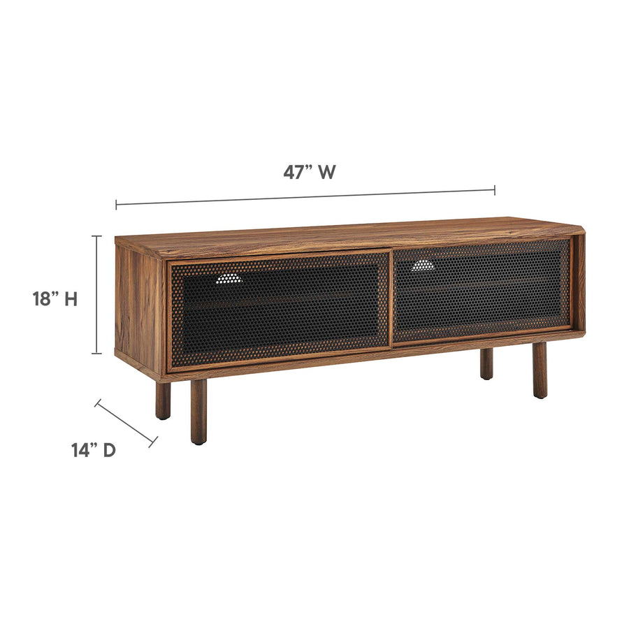 Polaris 47" TV Stand in Walnut