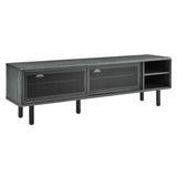 Polaris 60" TV Stand in Charcoal