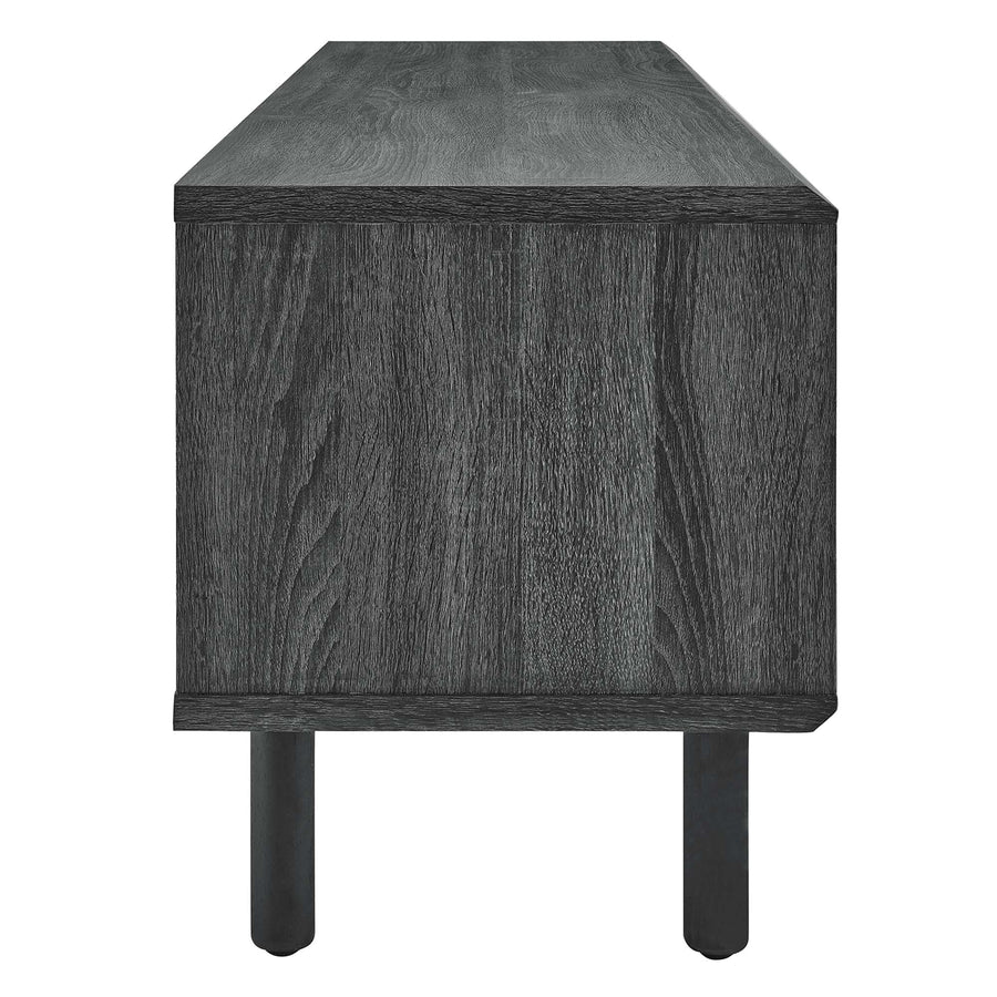 Polaris 60" TV Stand in Charcoal