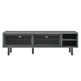 Polaris 60" TV Stand in Charcoal