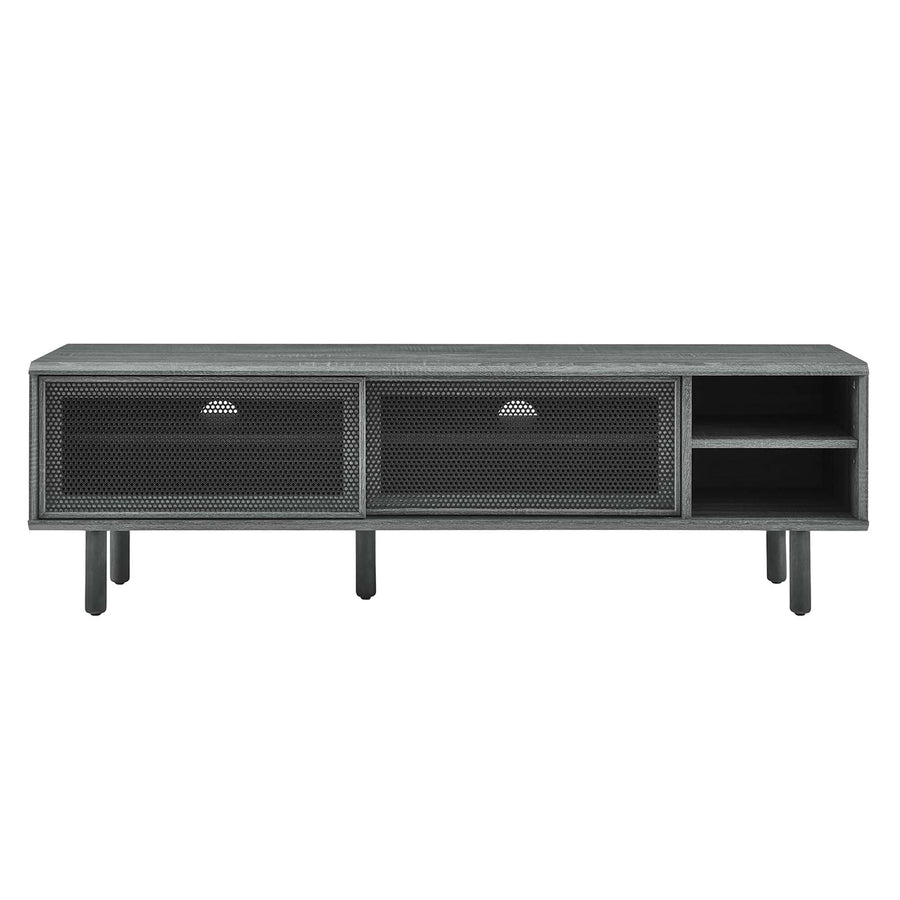 Polaris 60" TV Stand in Charcoal