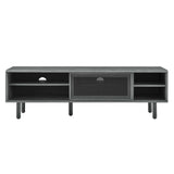 Polaris 60" TV Stand in Charcoal