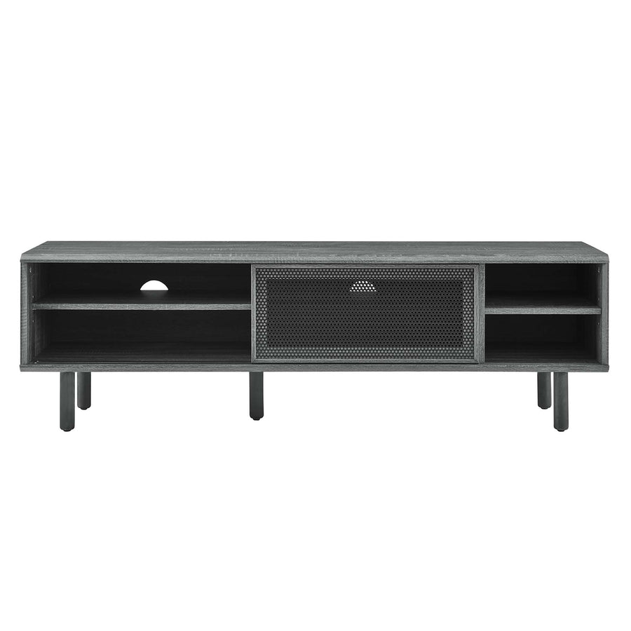 Polaris 60" TV Stand in Charcoal