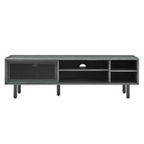 Polaris 60" TV Stand in Charcoal