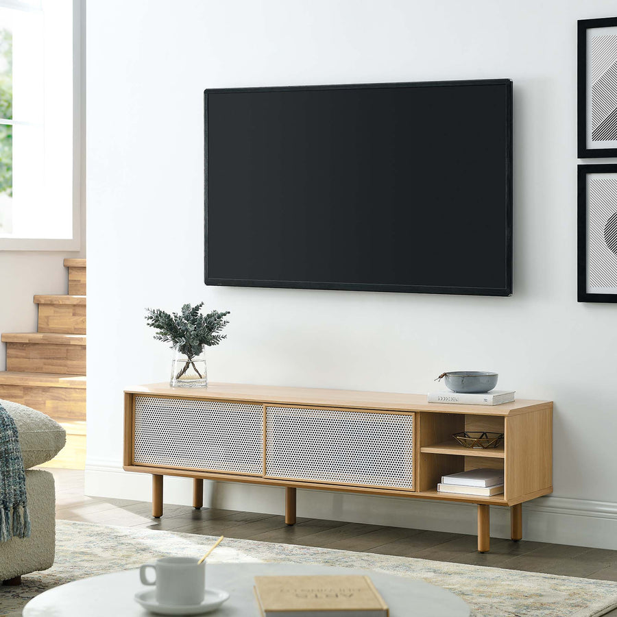 Polaris 60" TV Stand in Oak