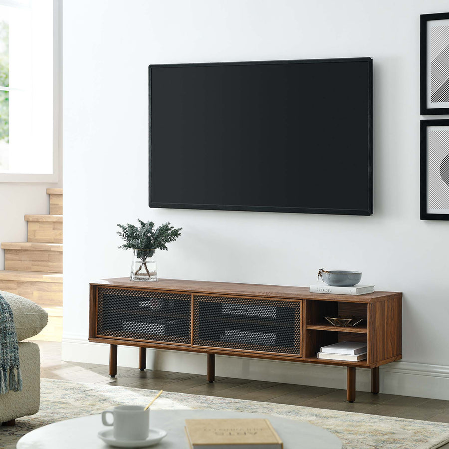 Polaris 60" TV Stand in Walnut