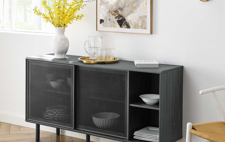 Polaris 59" Sideboard in Charcoal