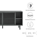Polaris 59" Sideboard in Charcoal