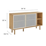 Polaris 59" Sideboard in Oak