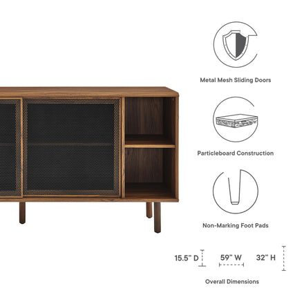 Kurtis 59" Sideboard in Walnut