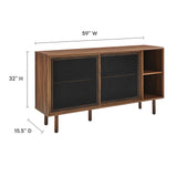 Polaris 59" Sideboard in Walnut