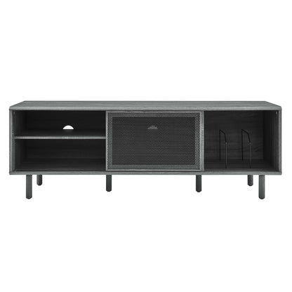 Kurtis 67" TV and Vinyl Record Stand by Furniture For America