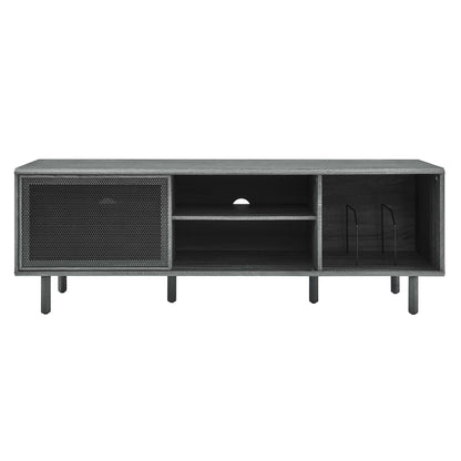 Kurtis 67" TV and Vinyl Record Stand by Furniture For America