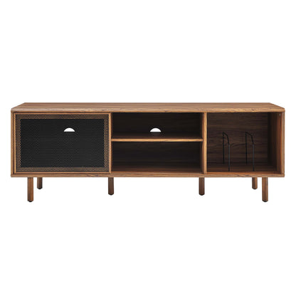 Kurtis 67" TV and Vinyl Record Stand by Furniture For America