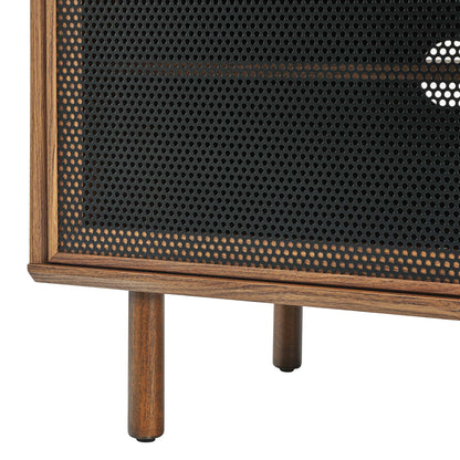 Kurtis 67" TV and Vinyl Record Stand by Furniture For America
