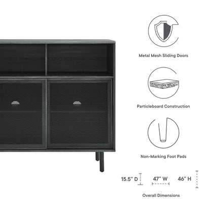 Kurtis 47" Display Cabinet by Furniture For America