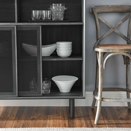 Kurtis 47" Display Cabinet in Charcoal