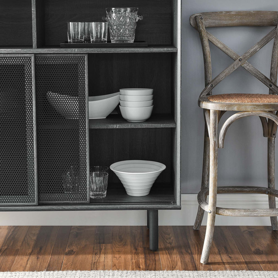 Polaris 47" Display Cabinet in Charcoal