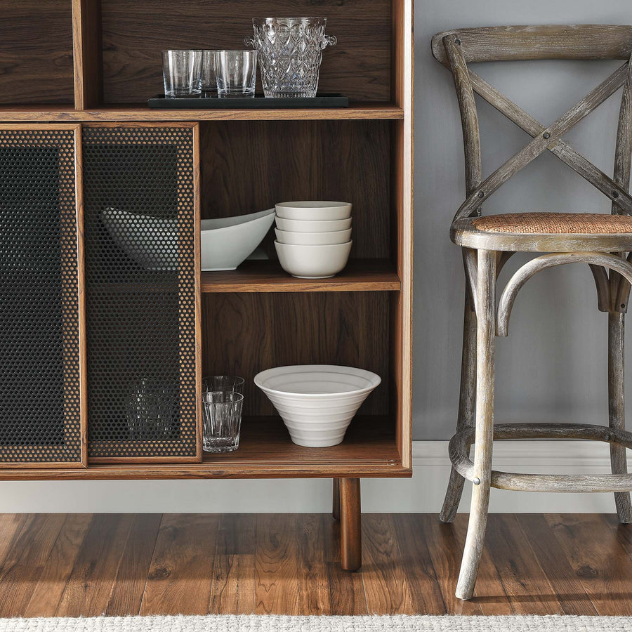 Polaris 47" Display Cabinet in Walnut