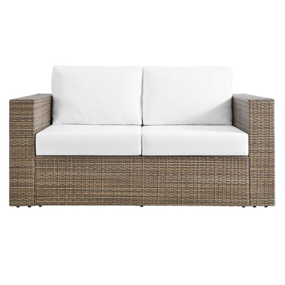 Convene Outdoor Patio Loveseat by Furniture For America