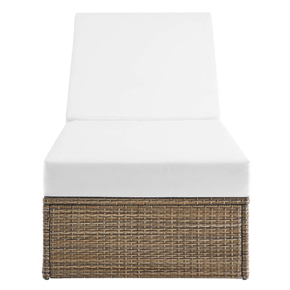 Convene Outdoor Patio Chaise Lounge Chair by Furniture for America