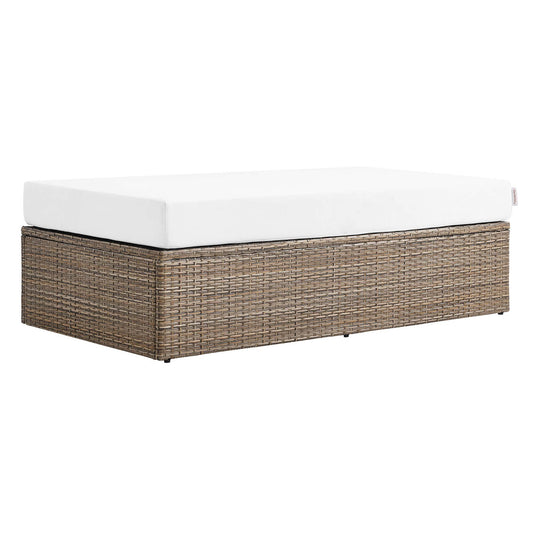 Convene Outdoor Patio Rectangle Ottoman by Furniture For America