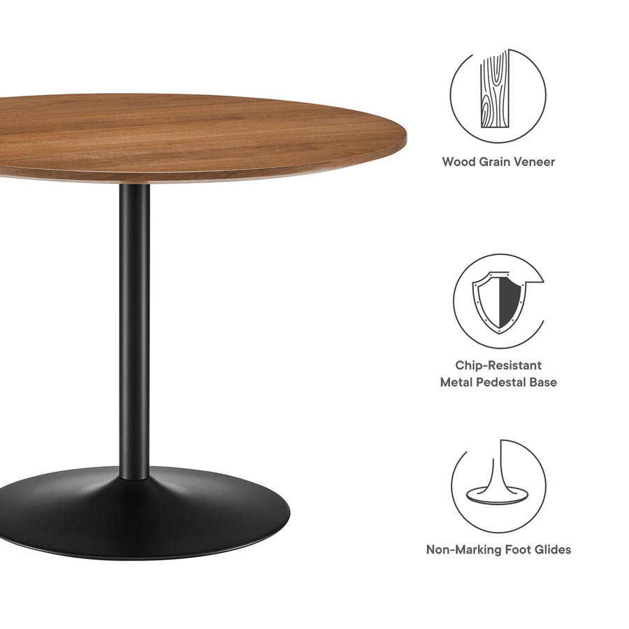 Elke 40" Dining Table in Black Walnut