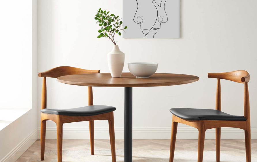 Elke 40" Dining Table in Black Walnut