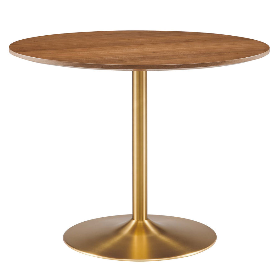 Elke 40" Dining Table in Gold Walnut